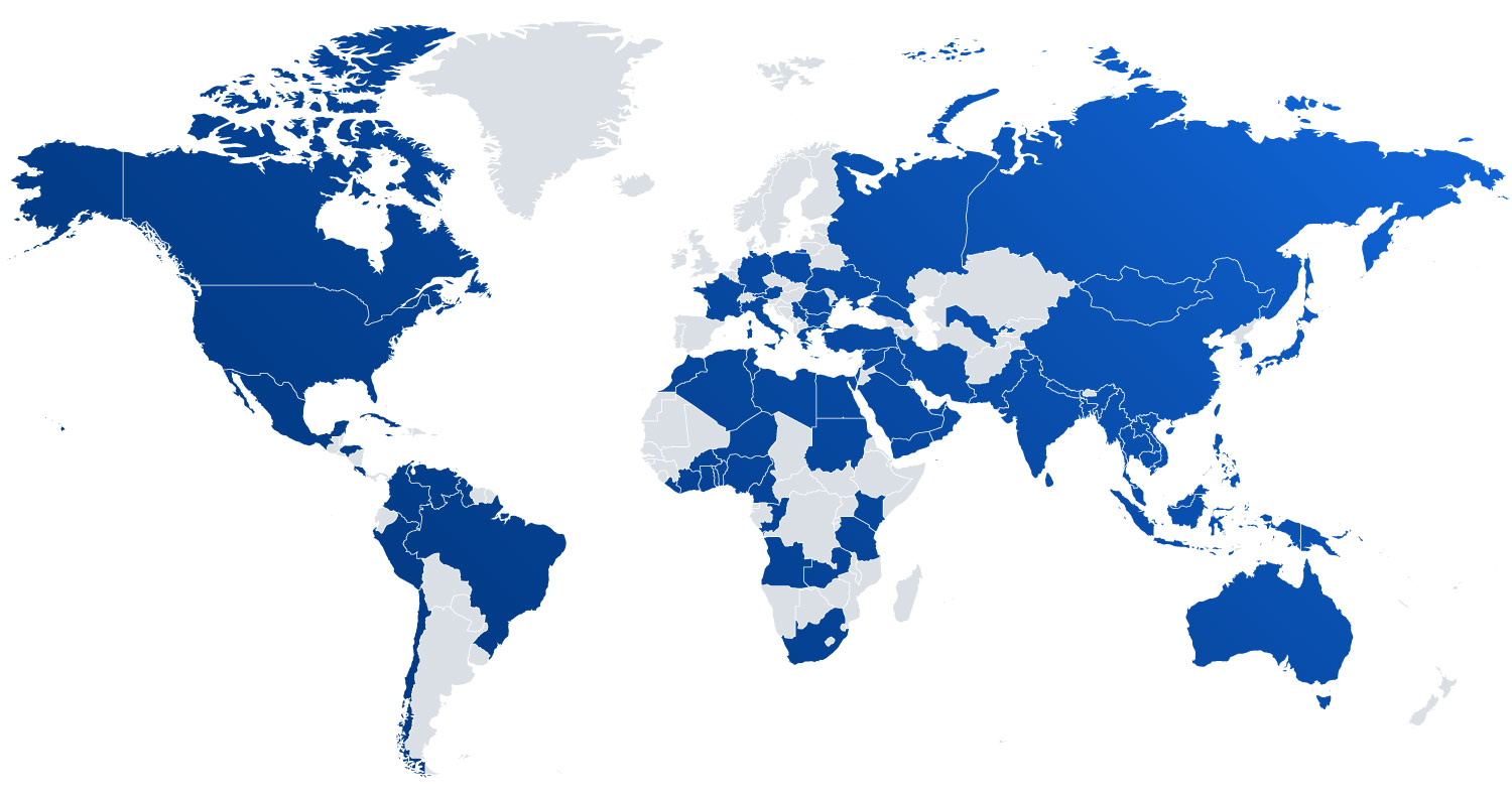 Taiheiyo Engineering Project World Map